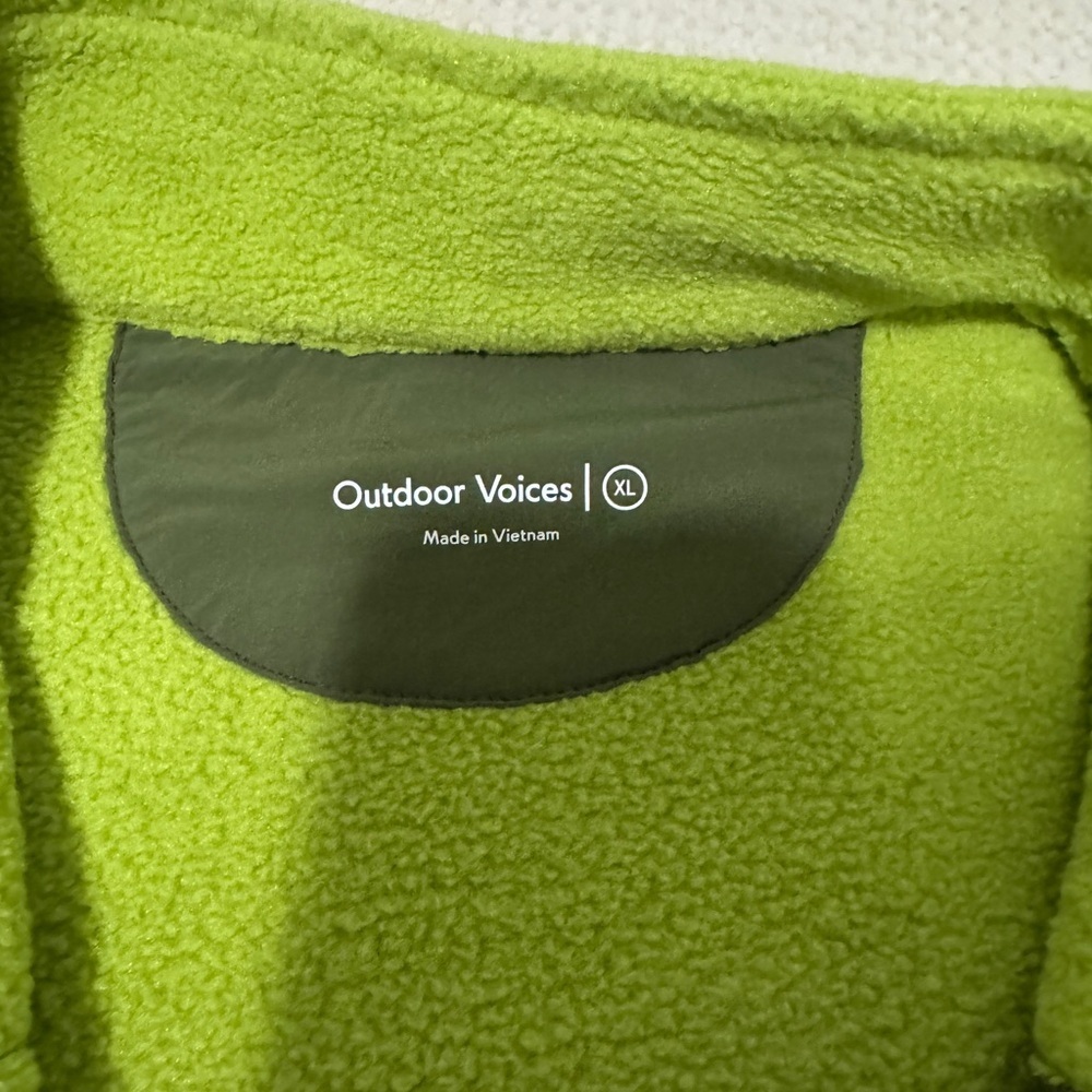 Outdoor Voices PrimoFleece Relaxed Full-Zip Jacket Size XL - Picture 6 of 11